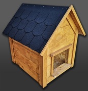 Nowa buda dla średniego psa ocieplana, zaimpregnowana