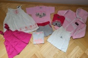 Zestaw ubrań dla dziewczynki r.92