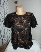 NEW LOOK Bluzka damska koronka 3D  38 M #11