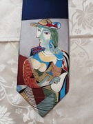 (UNIKAT)Krawat artystyczny-100%jedwab.Robin Ruth.Moda.Hit.Kobieta.Mężczyzna