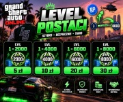 GTA 5 ONLINE – LEVEL POSTACI | LVL 1–4000