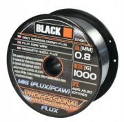 DRUT SPAWALNICZY SAMOOSŁONOWY 0,8 1000g FLUX BLACK PREMIUM