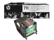 Uszkodzona Oryginalna Głowica HP 711 C1Q10A + 4x tusz pusty T120 T520