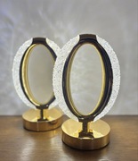 Lampki złote dwie szt glamour 