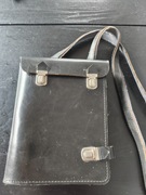 Milicyjna raportówka MO – oryginał PRL, skóra, lata 70. – kolekcjonerska