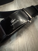 Pasek czarny Lacoste 48/120 Męski