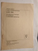 instrukcja obsługi lampa stroboskopowa LSZ-5A dla kolekcjonerów prl