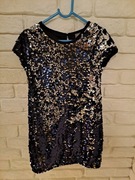 Elegancka Cekinowa sukienka rozmiar 122