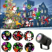 Projektor LED RGB 16 kolorów – dynamiczne świąteczne wzory!