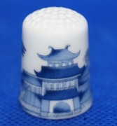 Naparstek Kolekcjonerski Porcelanowy Japane Shibata