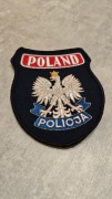 NOWA Naszywka na rzep - Policja Orzeł Poland - emblemat tarcza - W-wa
