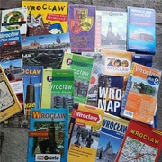 Wrocław mapy plany miasta zestaw 