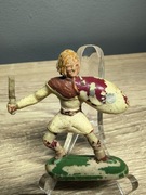 Żołnierzyk PRL Wojownik z mieczem i tarczą 