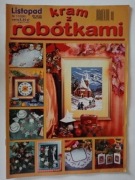 Kram z robótkami 11/2001 haft krzyżykowy, szydełko, Richelieu, frywolitka