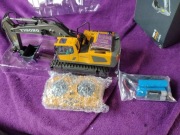 Zdalnie sterowana koparka spychacz na pilot pojazd maszyna budowlana RC