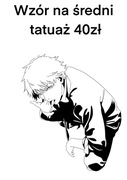 Wzór na średniej wielkości tatuaż