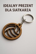 Drewniany brelok – piłka siatkowa | Handmade | Oferta hurtowa