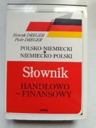 Dreger - Słownik handlowo-finansowy polsko-niemiecki i niemiecko-polski