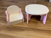 Stolik z krzesełkiem dla małego dziecka (zestaw)