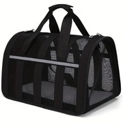 Oddychający, składany transporter, torba 48x27x27cm dla zwierząt domowych