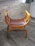 Secesja Stołek Gondola THONET 1910r gięte drewno model 6622