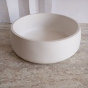 Pojemnik, misa 22 cm wykonana z gipsu