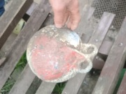 Stara metalowa bojka 