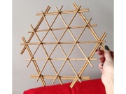 Nowa Ozdoba Ścienna z Wikliny Sześciokąt