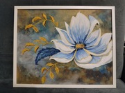 Lilia wodna - akryl na płótnie PREZENT 