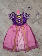 Przebranie, strój, sukienka Roszpunka - rozm 110/116 (120)