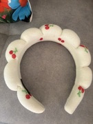 Opaska haftowana wisienki fala