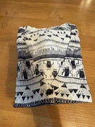 Kardigan sweter w azteckie wzory M