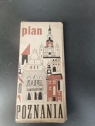 Plan miasta Poznania 1966 rok
