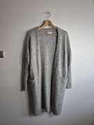 Kardigan damski szary 34% kidmoher 34% wełna premium Acne Studios r. S-M