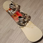 Deska snowboardowa RPSSIGNOL  + wiązania. 148 cm