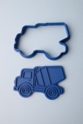 Foremka wykrawacz do ciastek pierników zestaw  auto ciężarowe betoniarka