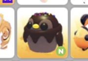 Adopt me pet neon chocolate penguin