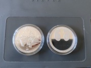 Monety Star Wars Sokół Millenium srebro