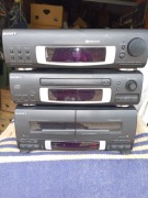 Mini wieża Sony Magnetofon 2 kasetowy tuner cd