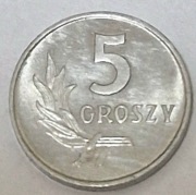 Moneta  5 gr z 1970r