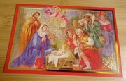 Pocztówka karnet Boże Narodzenie religijna 2002 obieg