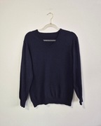 Wełniany sweter L, wełna, kaszmir, jedwab, Italy