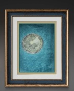 Oryginalny obraz akrylowy "Powiedz księżycowi" z certyfikatem 