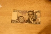 Austria 1000 Schilling 1983 Erwin Schrödinger Oryginał