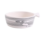 Miska dla kota, ceramiczna miseczka w kształcie ryby, 300ml