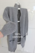 100%kaszmir bez wad M/L