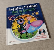 Angielski dla dzieci. Kot w butach. Opowiadanie, ćwiczenia i płyta CD