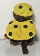 Oryginalna maskotka małpka Monchhichi biedronka Sekiguchi zabawka motylek