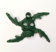 bb1384 Rzadka Tarcza Wirująca Toa Kongu Ciemnozielona Bionicle [1F5]