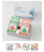 Karty wodoodporne 4 talie w zestawie